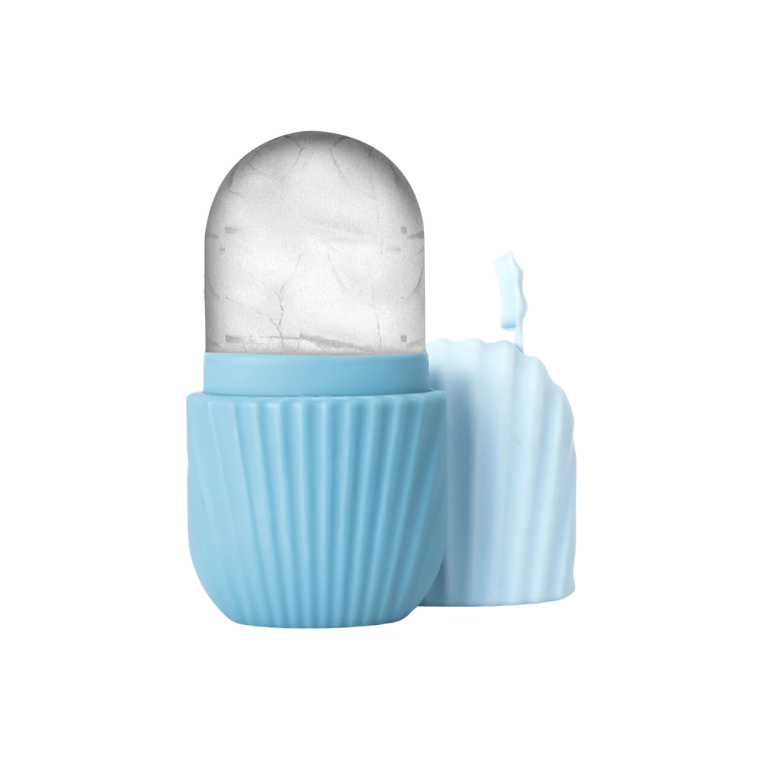 Rolo de gelo para acne luz da pele