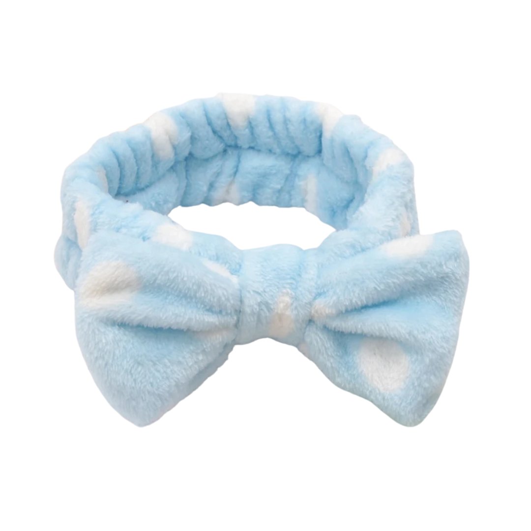 Bandana com lacinho para skincare