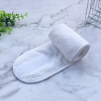 Bandana com velcro para spa e skincare