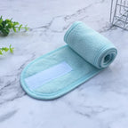 Bandana com velcro para spa e skincare