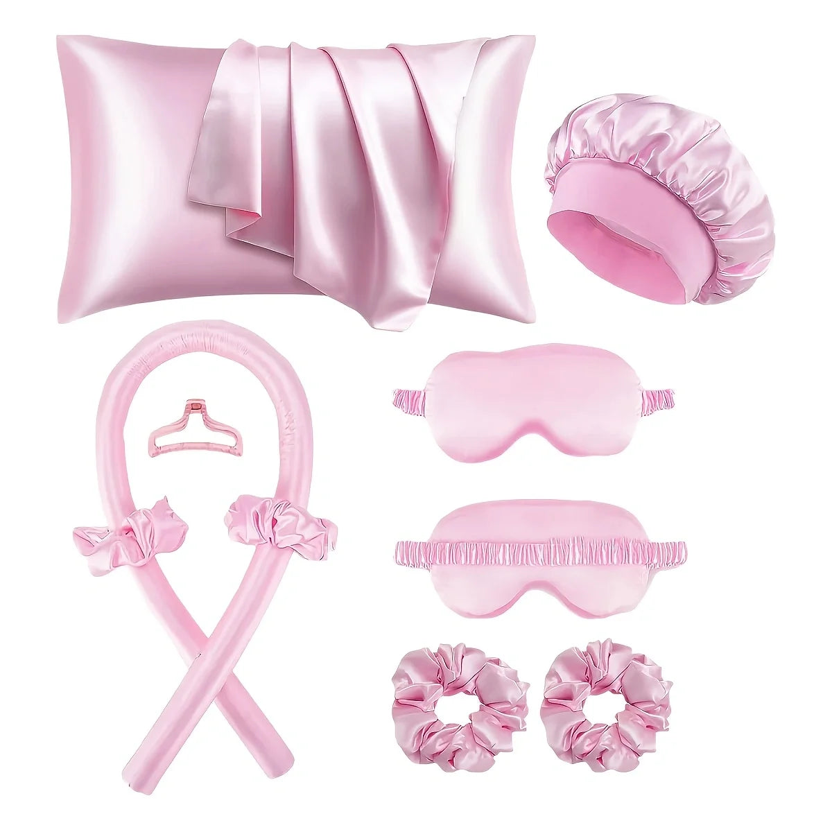 Kit sono da beleza | Touca de cetim + 7 brindes