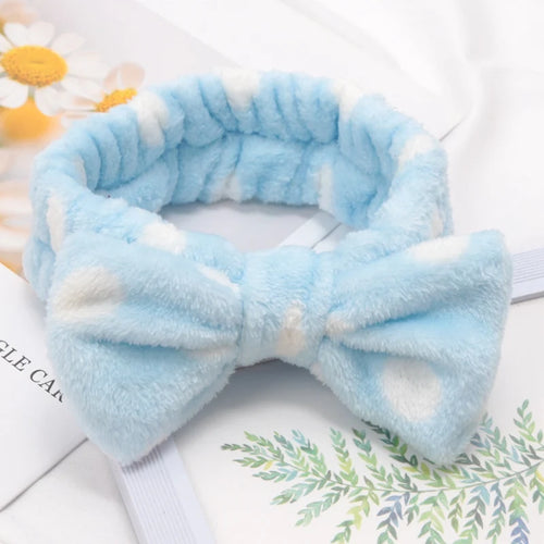 Bandana com lacinho para skincare