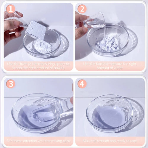 Conjunto em acrílico para skincare