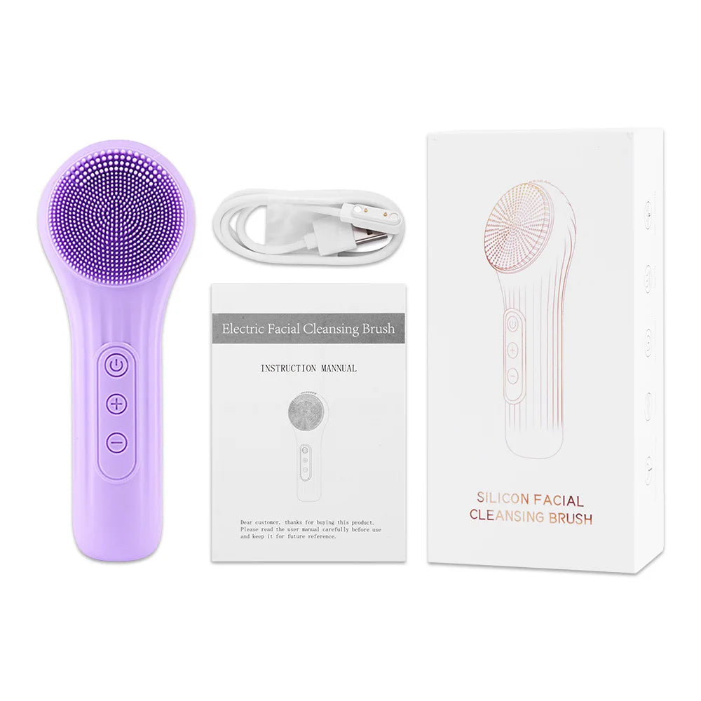 Escova massageadora luz da pele 6 em 1