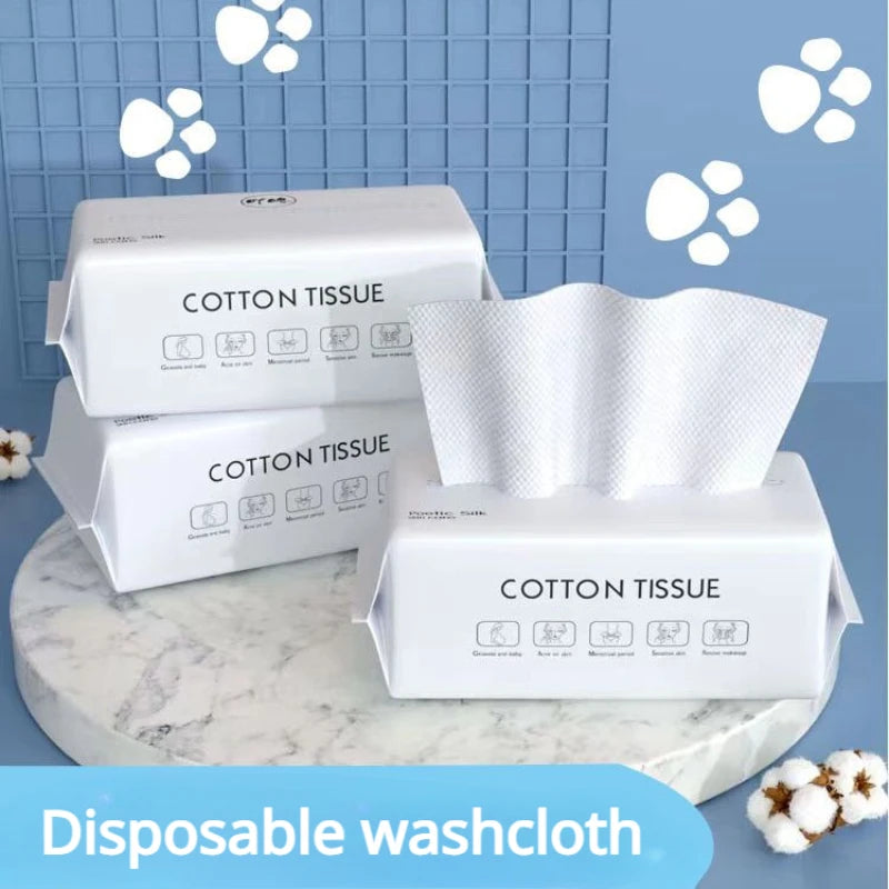 Folhas higiênicas de limpeza e demaquilante