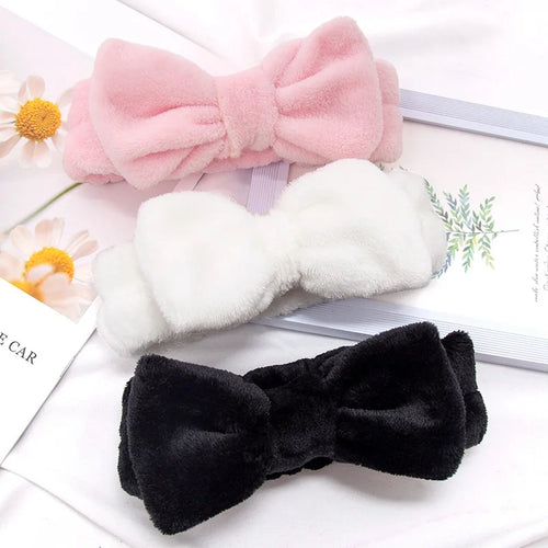 Bandana com lacinho para skincare