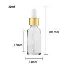 Frascos conta gotas para serum