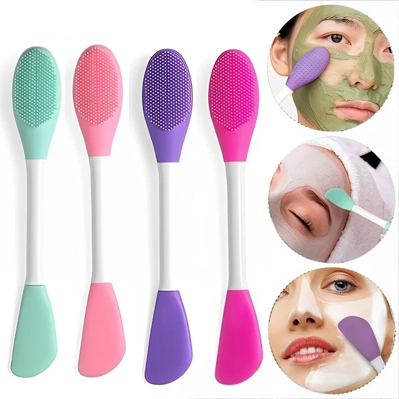 Espátula 3 em 1 de silicone para skincare