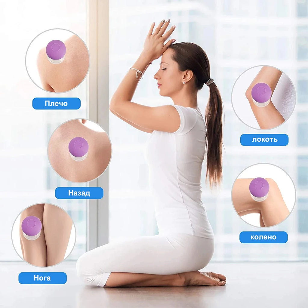 Conjunto de ventosas para terapia