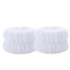 Pulseiras de microfibra macia para skincare