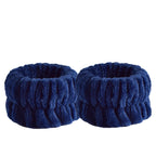 Pulseiras de microfibra macia para skincare