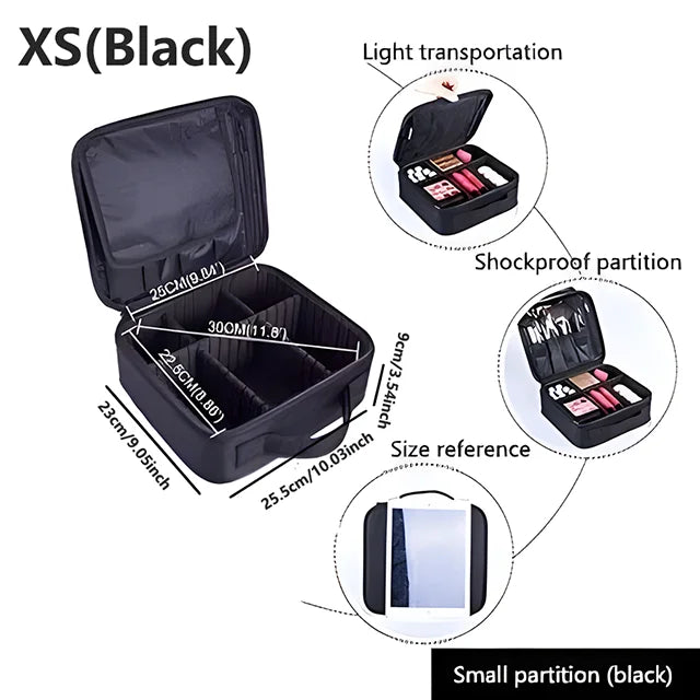 Bolsa de viagens para materiais de skincare