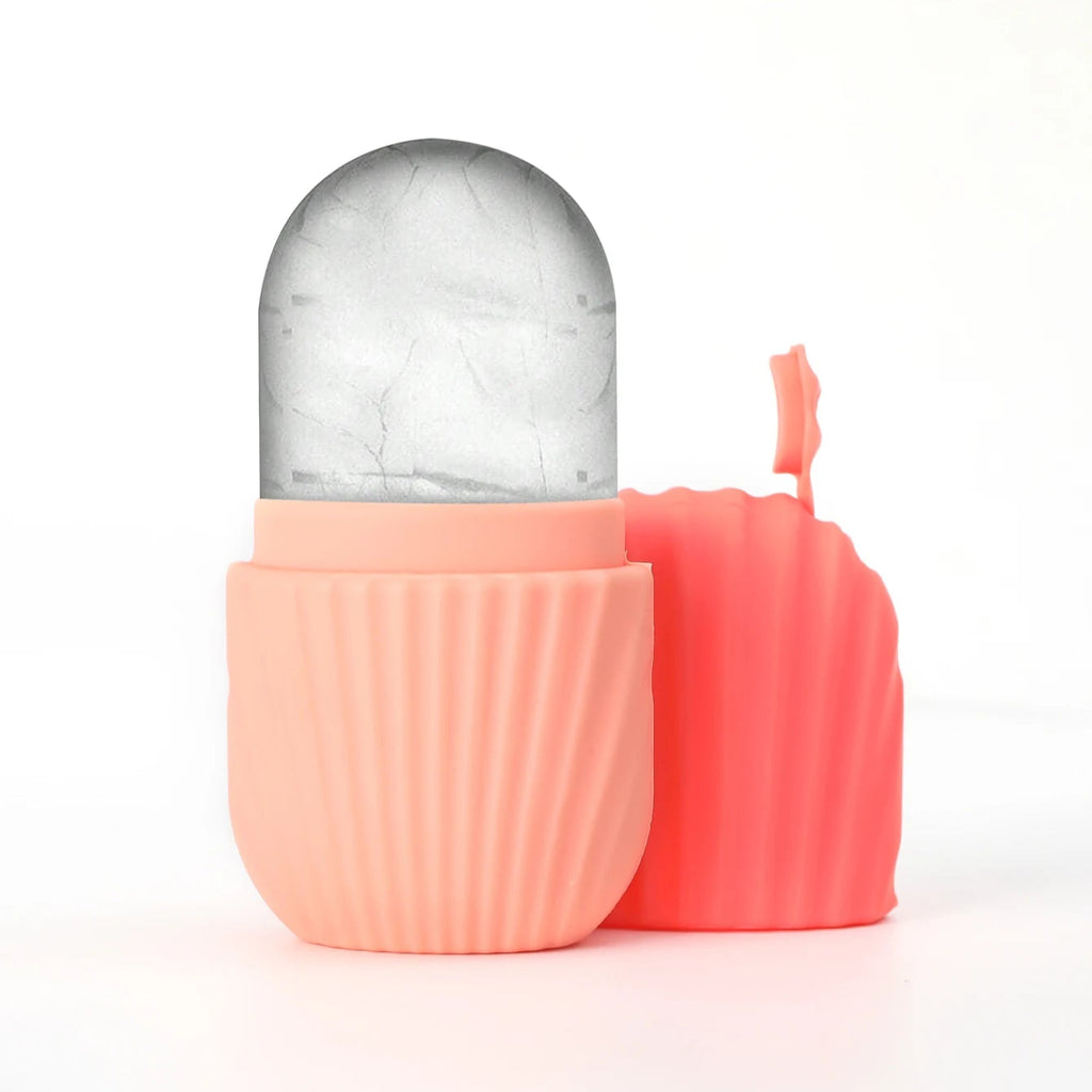 Rolo de gelo para acne luz da pele