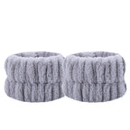 Pulseiras de microfibra macia para skincare